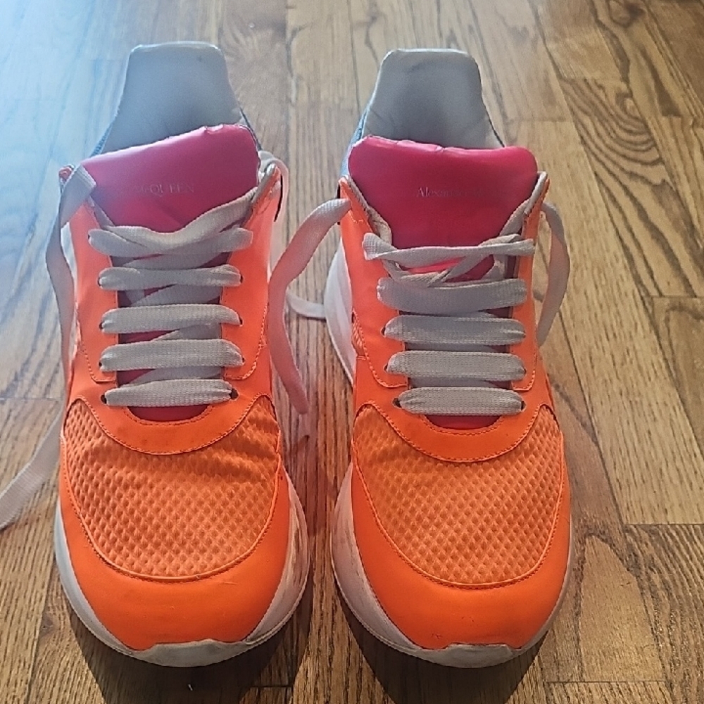 Alexander McQueen Orange and Pink Men's Shoes